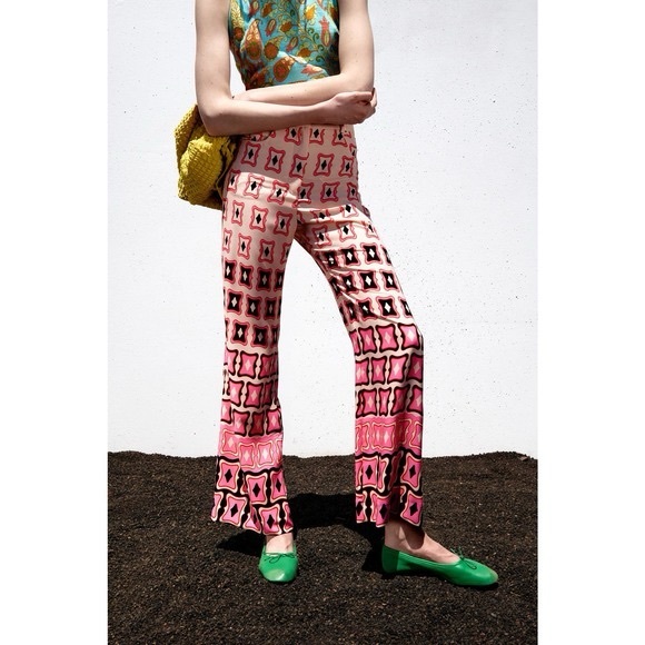 Zara Pants - Zara | retro patterned pants